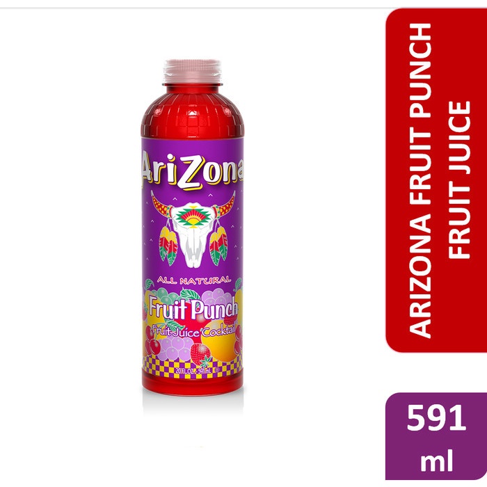 

Arizona drink 566 ml (20 fl oz) - minuman impor arizona rasa buah - Fruit Punch