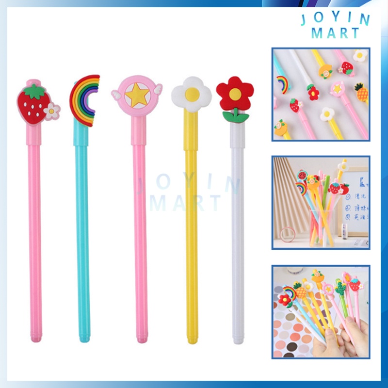 

Pulpen Gel Karakter Kartun Buah Pena / Karakter 3D 0.5mm Lucu Pen Cute Student Japanese Alat Tulis Kantor Sekolah Tinta Cair Ujung Lancip
