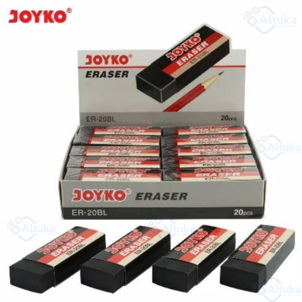 

Penghapus / Eraser / Stip Joyko ER-20BL Hitam Ukuran Besar