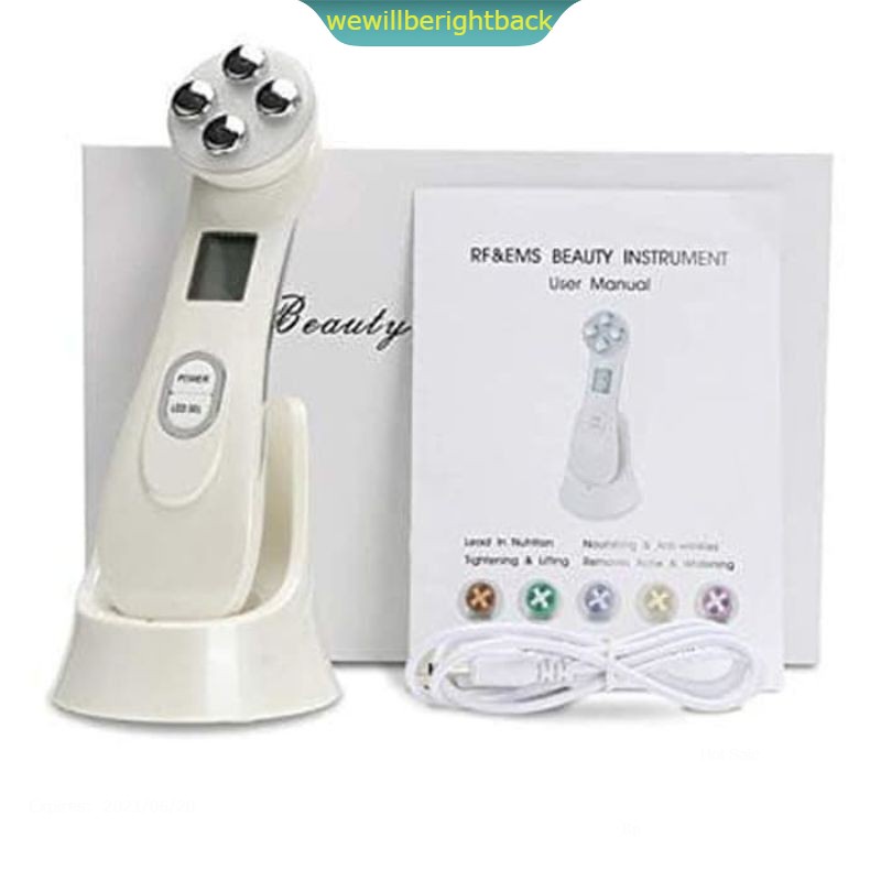 Mesotheraphy mini rf radio frekuensi wajah mesotherapy RF elektrik setrika wajah ems pdt light a
