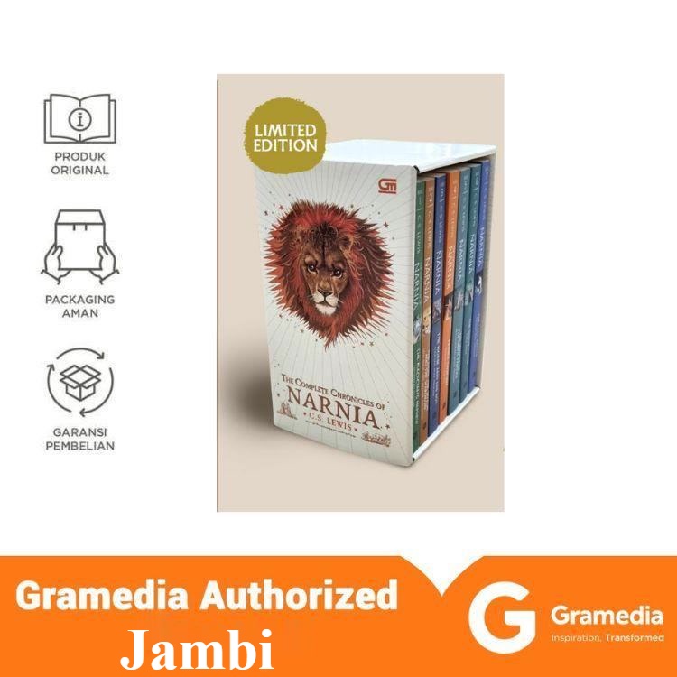 Gramedia Jambi - BOX SET NARNIA (ISI BOX: KEPONAKAN PENYIHIR; SANG SINGA, SAN