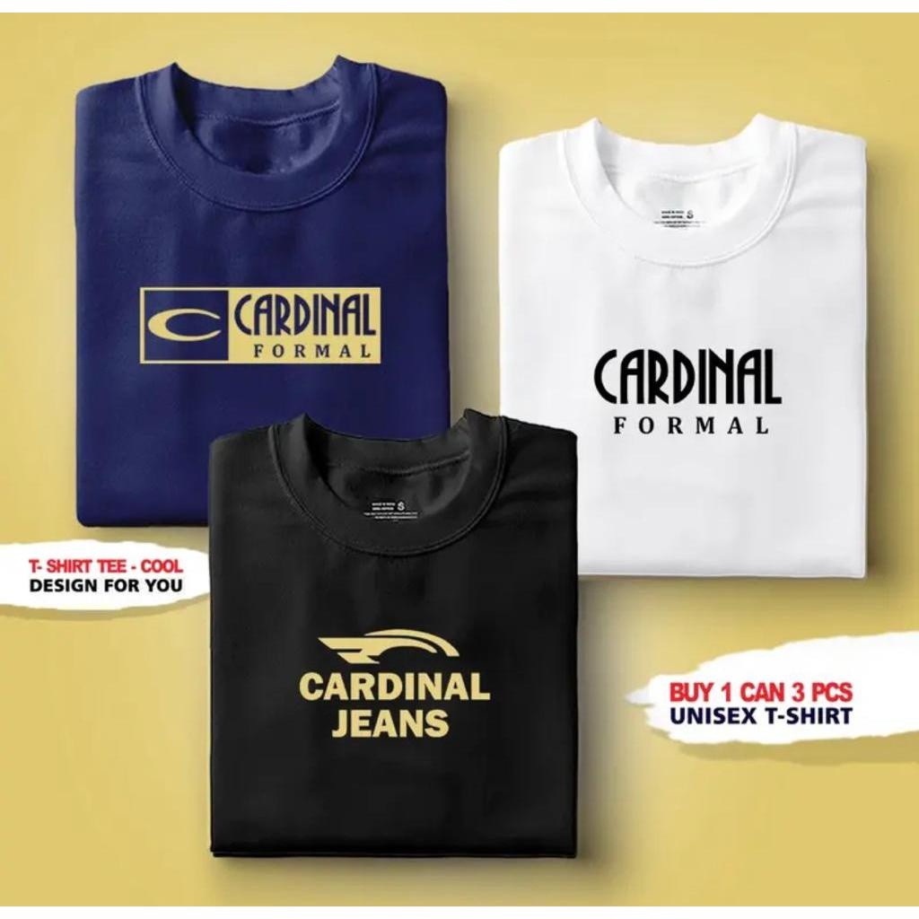 PAKET 3PCS 100 RIBU KAOS CARDINAL distro//KAOS CARDINAL//KAOS CARDINAL PRIA/WANITA
