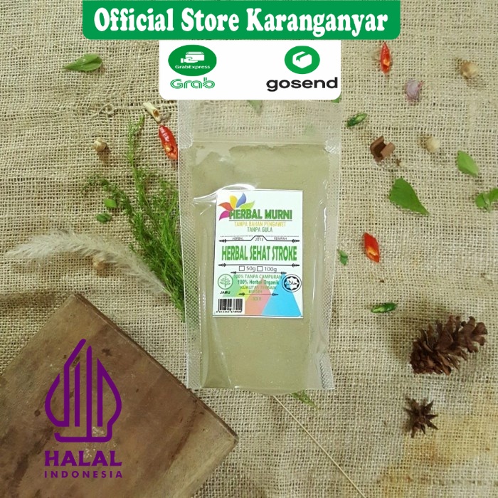 

HERBAL SEHAT STROKE 250 GRAM / / BUBUK HALUS / TANPA CAMPURAN GULA