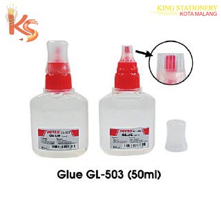 

( KS ) Liquid Glue / Paper Glue / Lem Cair Bening / Lem Kertas Joyko Gl-503 50Ml