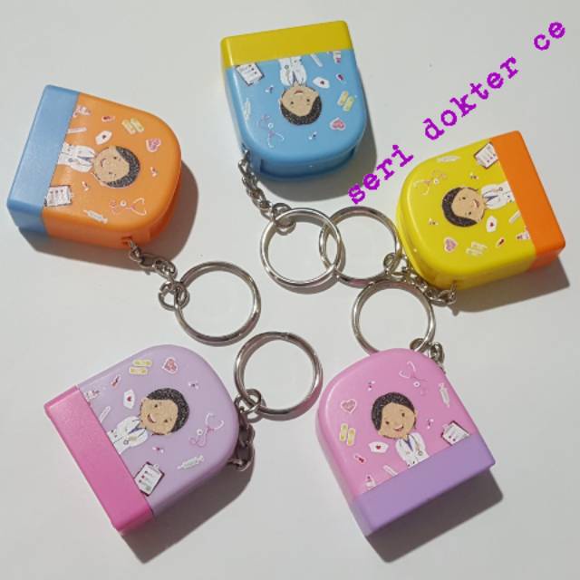 

Bayiloecoe Costum Stamp Stempel Nama Propesi Ganci Polos Seri Dokter Pr