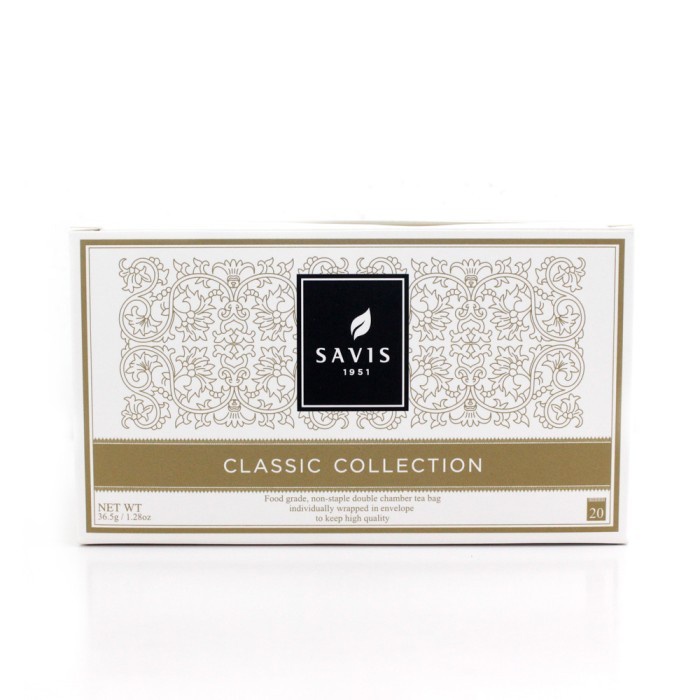 

Teh Premium Savis - Classic Collection 20 Teabag