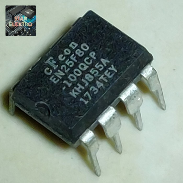 EN25F80 Dip-8 cFeon EN 25F80 100QCP IC Eeprom Flash 8MBit 100MHz SPI