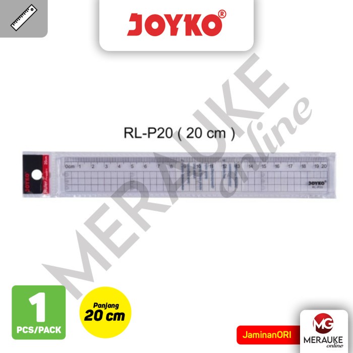 

JOYKO Penggaris Plastik 20cm RL-P20
