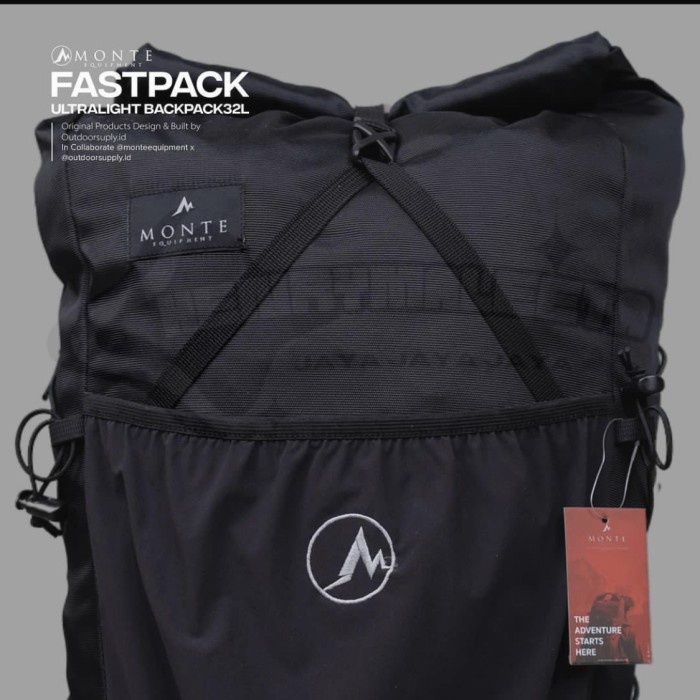 BACKPACK ULTRALIGHT MONTE EQUIPMENT ALPHALITE 27L – LIMITED PROJECT - Fastpack32