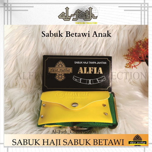 Sabuk Haji Anak/Sabuk Betawi Anak/Sabuk Jawara betawi Ukuran Anak - Hijau, M