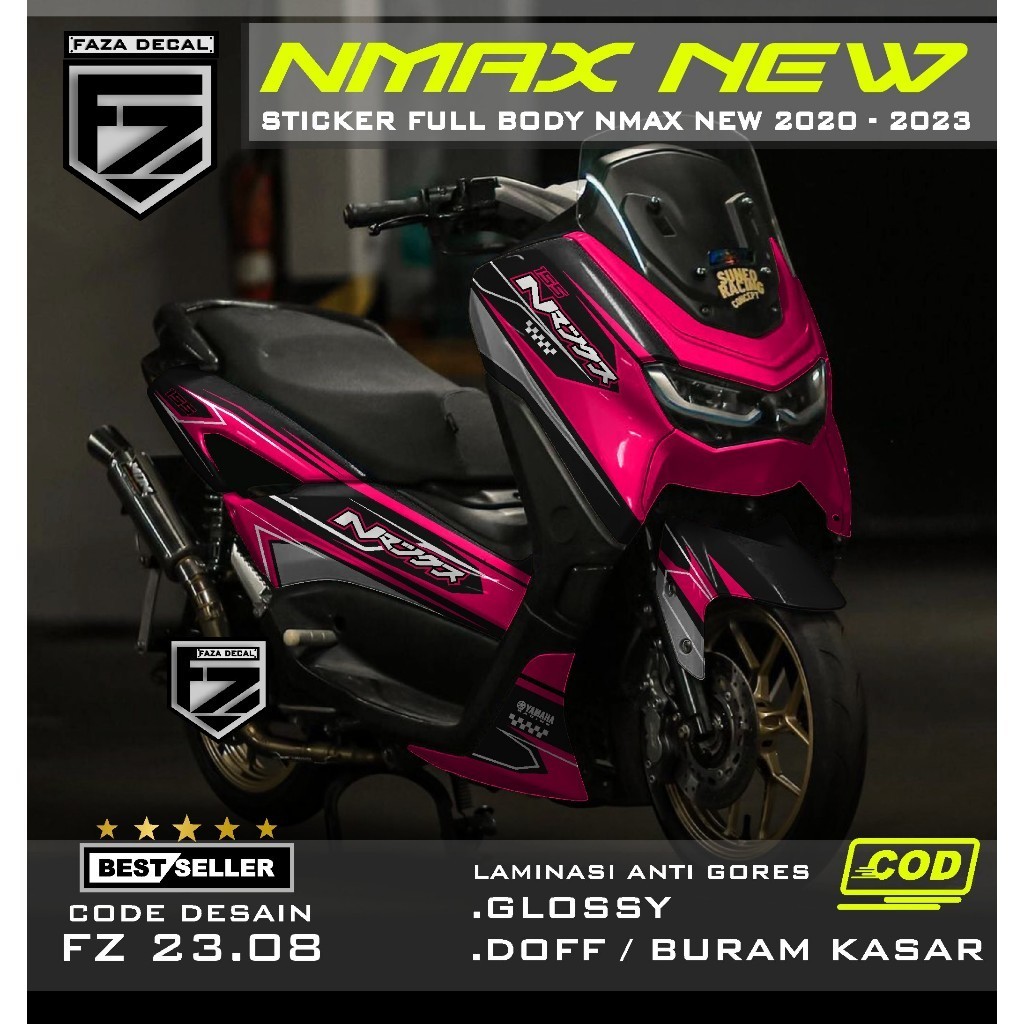 Decal nmax new fullbody 2023 - Sticker nmax new full body 2020 2021 2022 2023 terbaru terlaris Desai