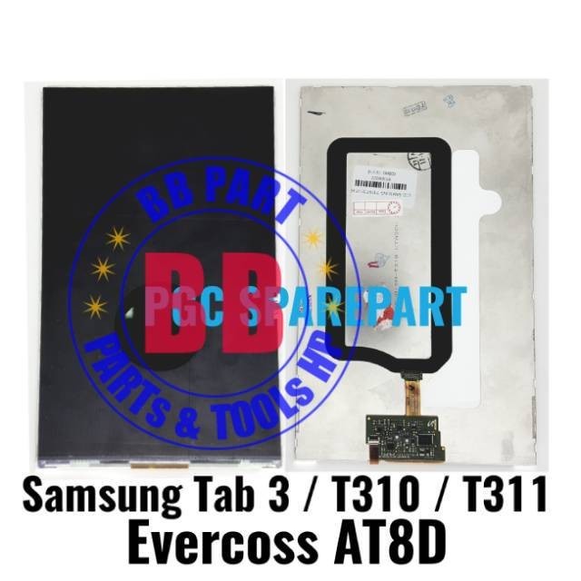 Original OEM LCD Tablet Samsung Galaxy Tab 3 Size LCD 8 inch T310 T311 Evercoss AT8D Evercross Cross