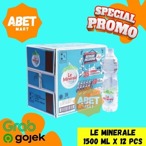 

Le Minerale 1500 Ml 1 Dus isi 12 Botol - Leminerale Air Mineral Water