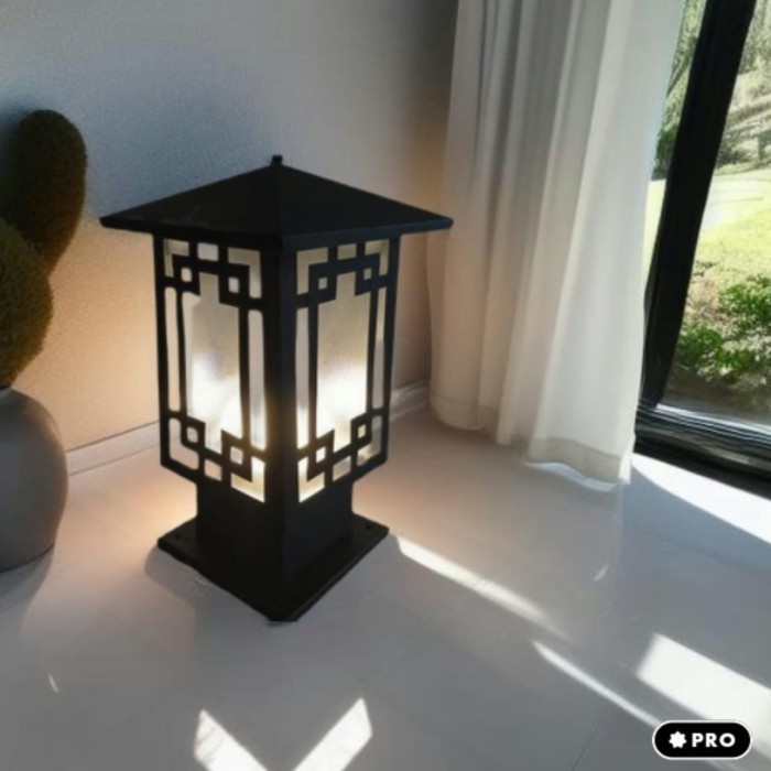 Lampu Pilar pagar minimalis outdoor-Lampu pilar pagar