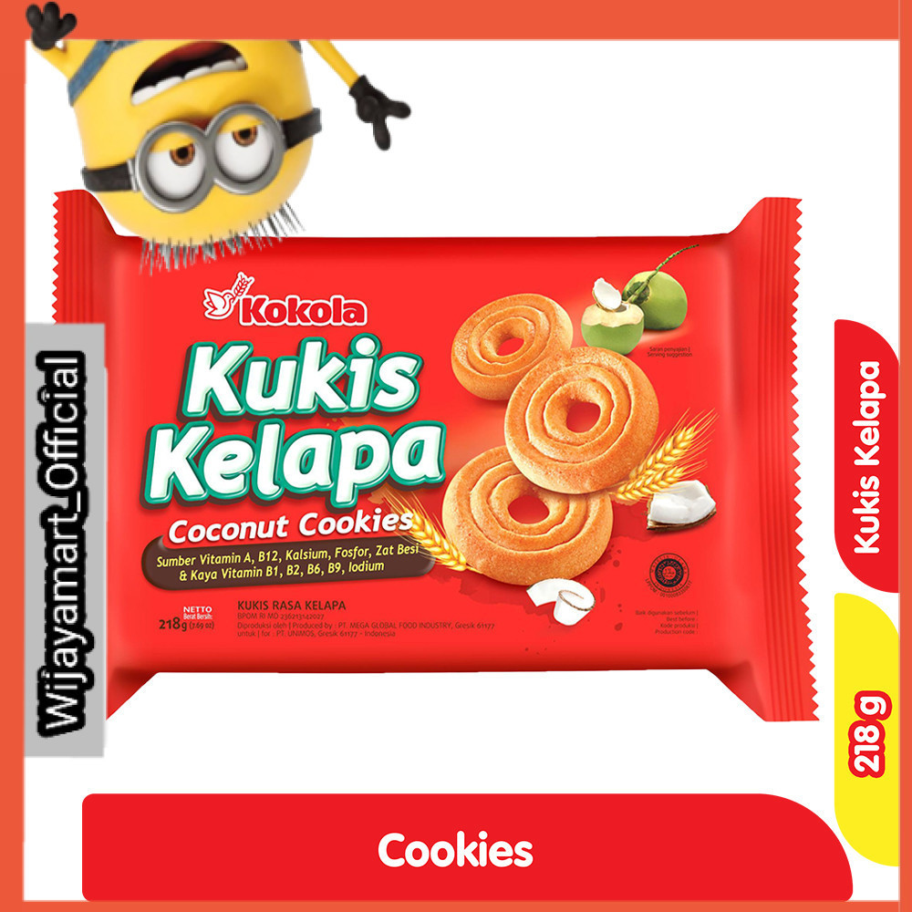 

Kokola Kukis Rasa Kelapa 218 g