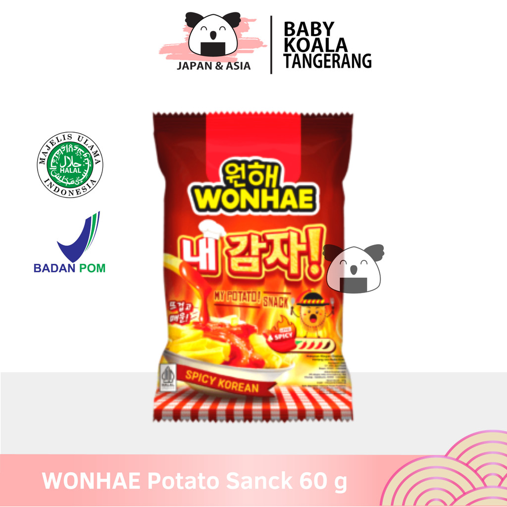 

WONHAE Potato Snack 60 g Halal I Spicy Korean - BKT