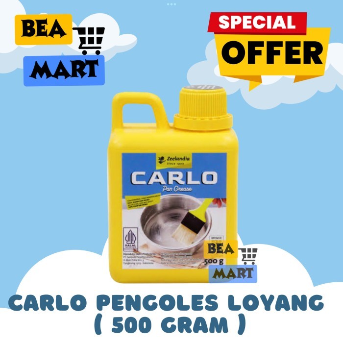 

Carlo Pengoles Loyang 500gr | Zeelandia Minyak Pengoles Loyang Pan Grease 500 gr g gram