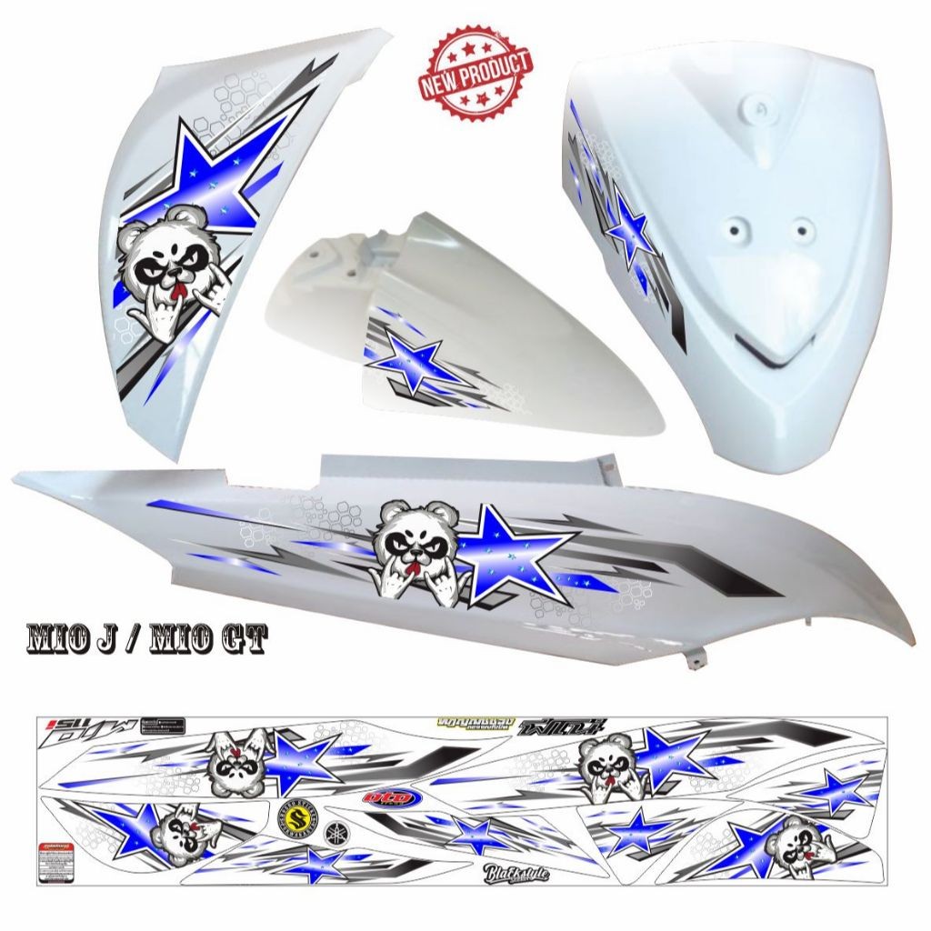 VARIASI STRIPING MIO J MIO GT MOTIF KEREN STRIPING VARIASI
