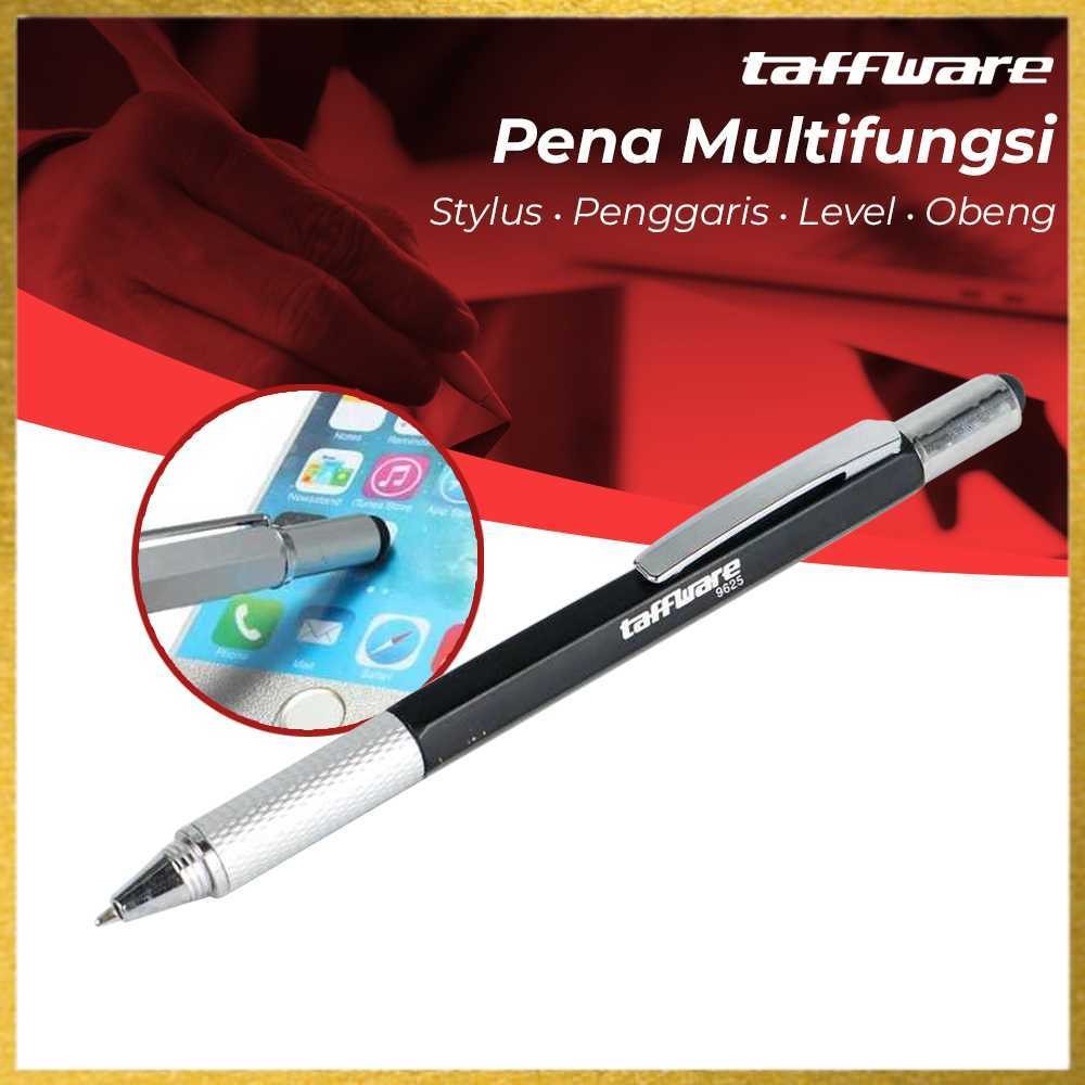 

Taffware Pena Multifungsi Plastik Stylus Penggaris Waterpass Obeng - 9625