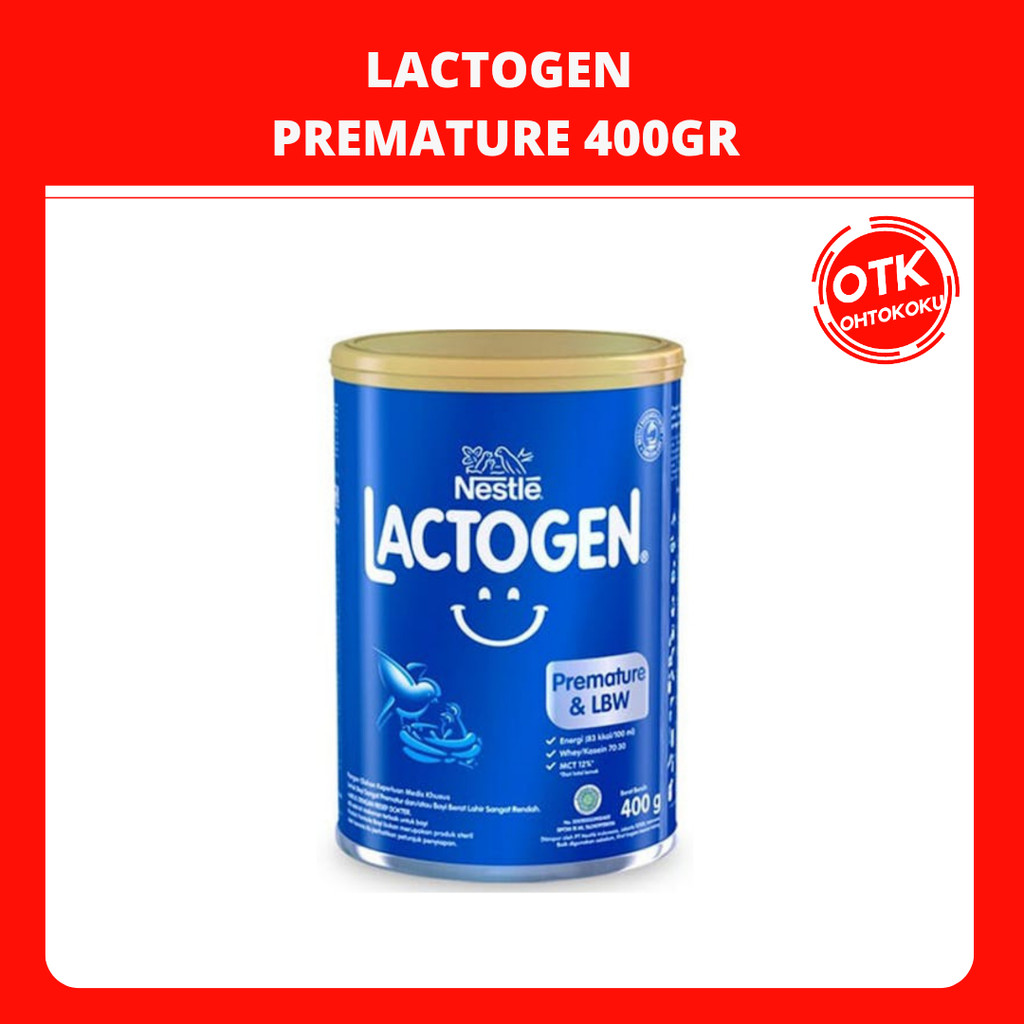 Lactogen Prematur Susu Formula Bayi 0-12 Bulan Untuk Bayi Prematur 400 gr