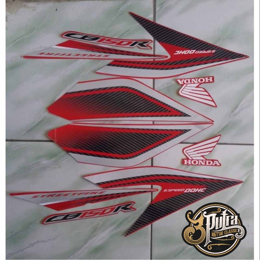 Striping Ori body Honda CB150R StreetFire 2015 stiker bawaan original bodi honda cb old cb 150r