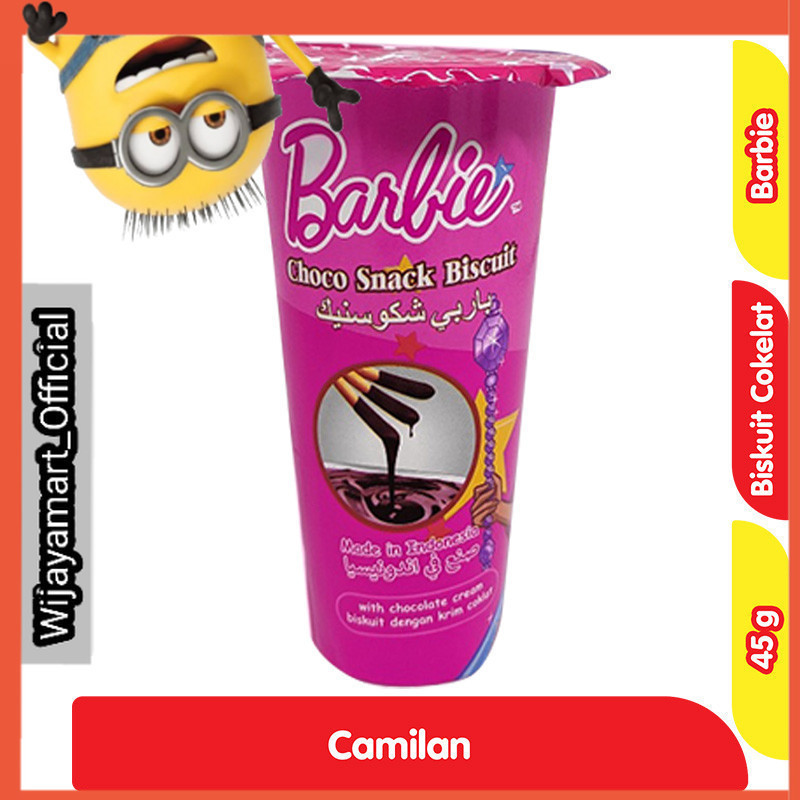 

Barbie Choco Snack Biskuit Assorted 45 g