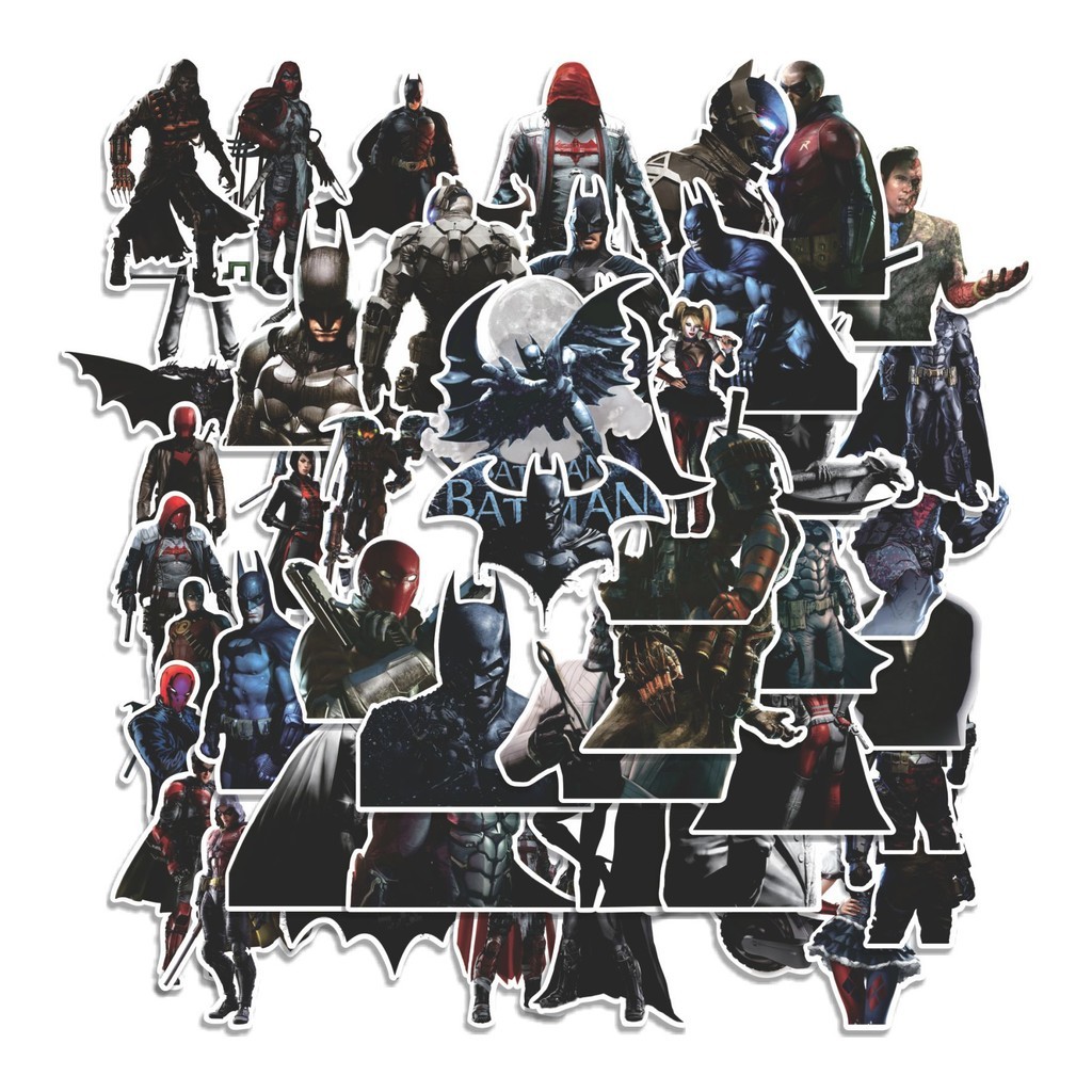 

COD 50 Pcs Stiker ARKHAM COLLECTION ROCKSTEADY GAMING Lucu Anti Air Untuk Dekorasi Notebook Sepeda Skateboard Handphone