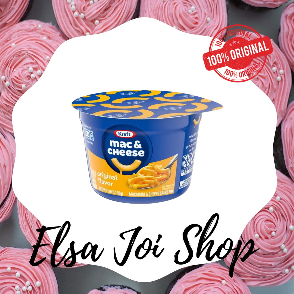 

ELSAJOISHOP - Kraft Macaroni & Cheese Easy Microwavable Original Flavor - 58 Gr