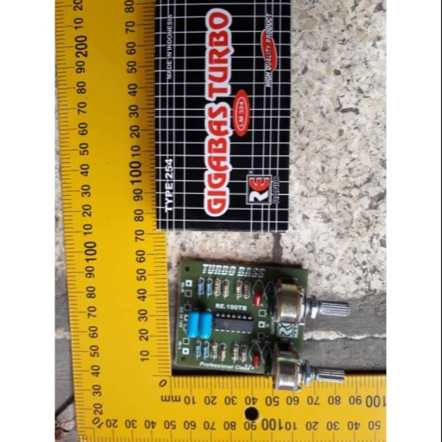 Giga bass 2 potensio turbo bass galaxy sound system audio rakitan elektronik