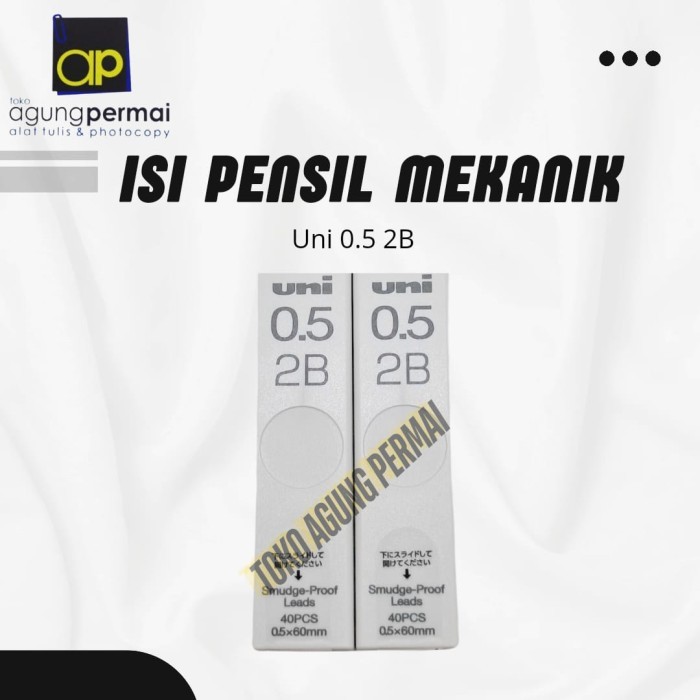 

PRODUK TERLARIS Isi Pensil Mekanik Uni 0.5 2B