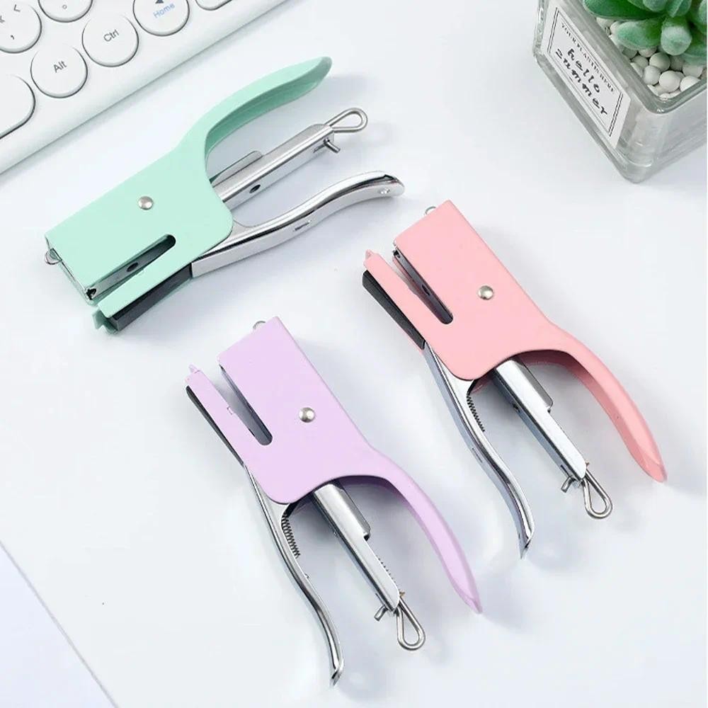 

Mini 10 # Small Paper Stapler, Book Binder, Durable, Colors, Stationery, Office Accessories, Fashion,Office & School Supplies,