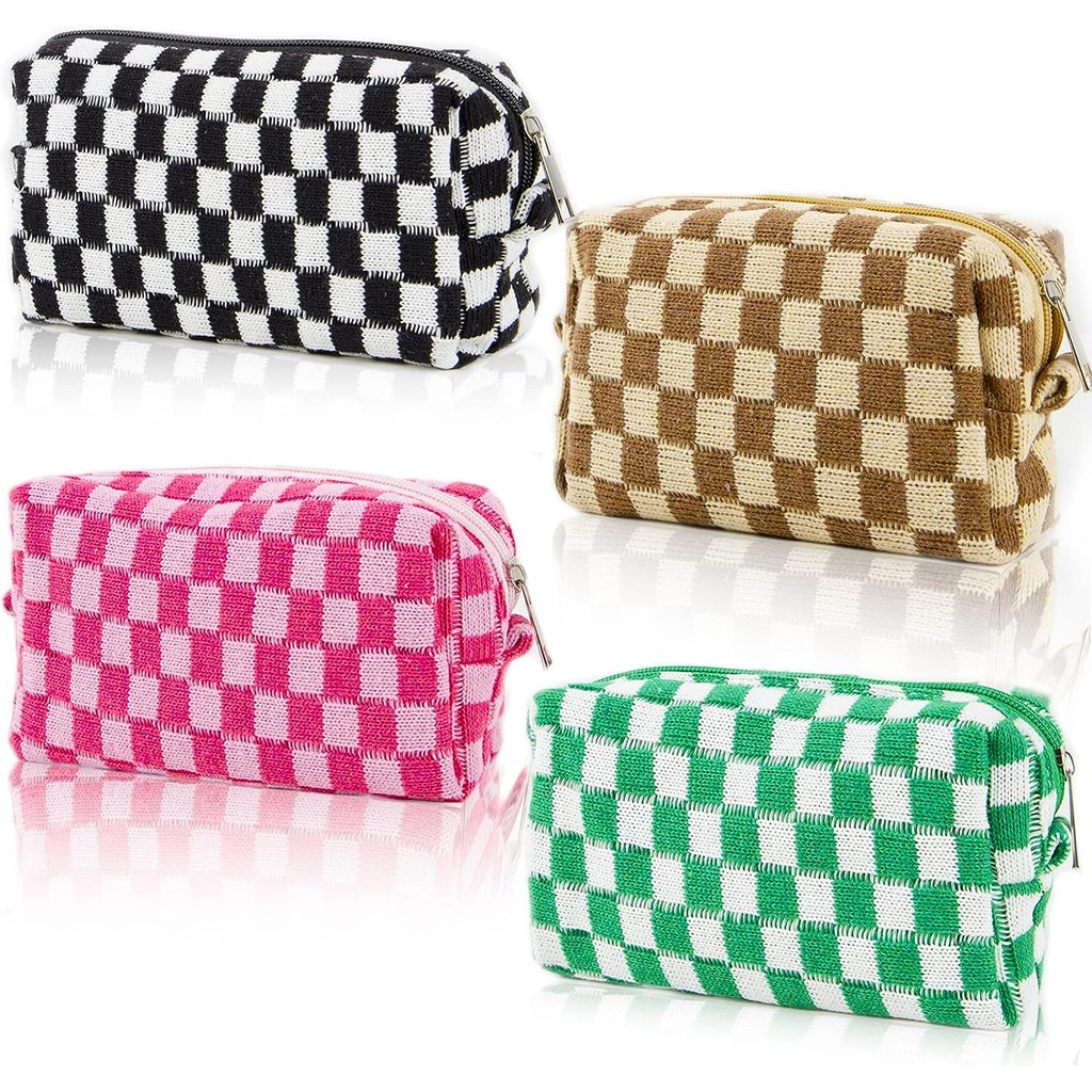 

INS Pencil Case Cosmetic Bag Large capacity Knitting INS kawaii Korean Stationery school Supplies