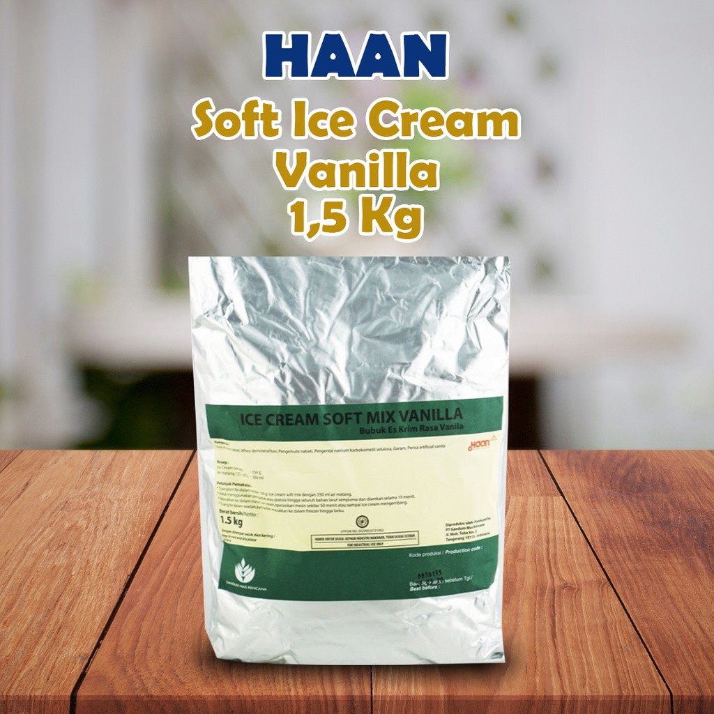 

Haan Soft Ice Cream 1.5 Kg - Vanilla