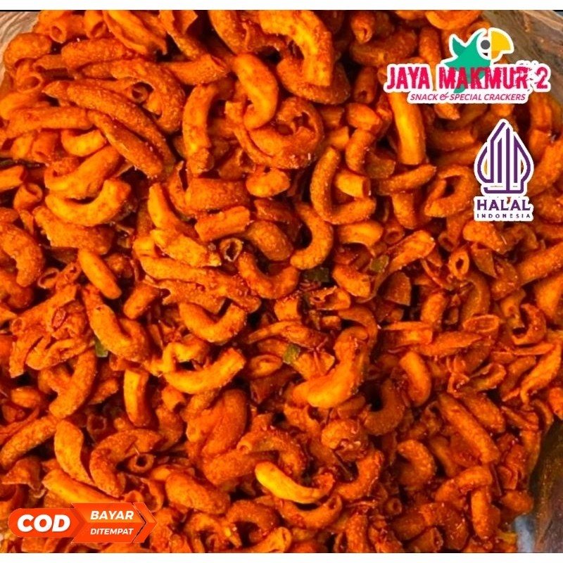 

makaroni pedas pipa 500gram pedas daun jeruk