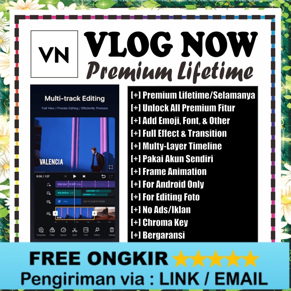 Aplikasi VN VlogNow Video Editor Maker Pro Premium Android