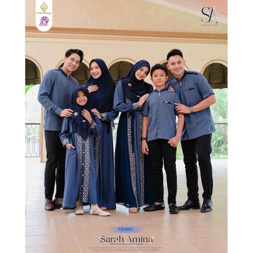 SARIMBIT SARAH AMINA WARNA DENIM EMKA HIJAB