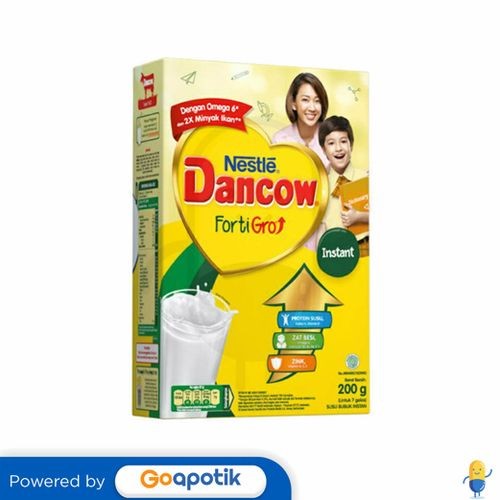 

Dancow Fortigro Instant Rasa Vanilla 200 Gram Box