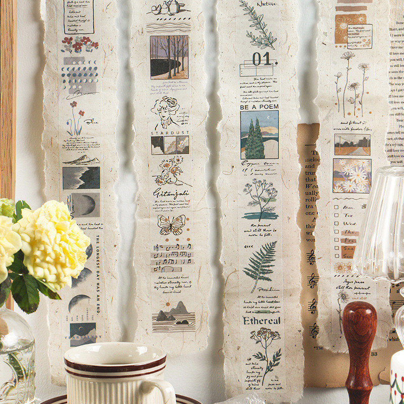 

Forest Moon Series Washi Masking Tape Vintage Scrapbooking Sticker Stationary School Supplies Decoration
