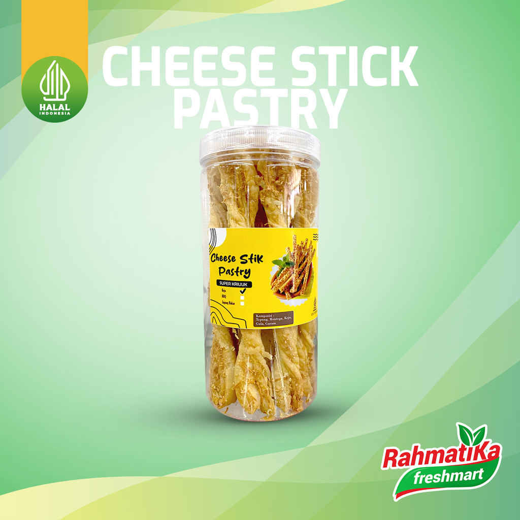 

Cheese Stick Pastry / Kue Kering Stik Keju (Toples)