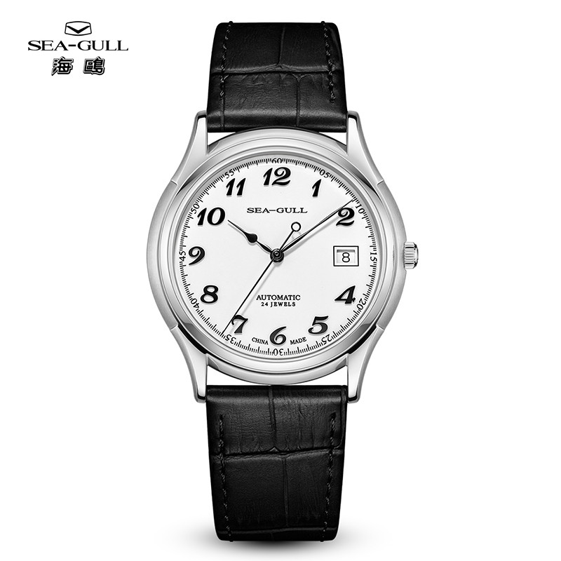 Jam Tangan Original Pria Seagull 39mm Super Thin Watch Men's Automatic Mechanical Watch 9mm Thicknes