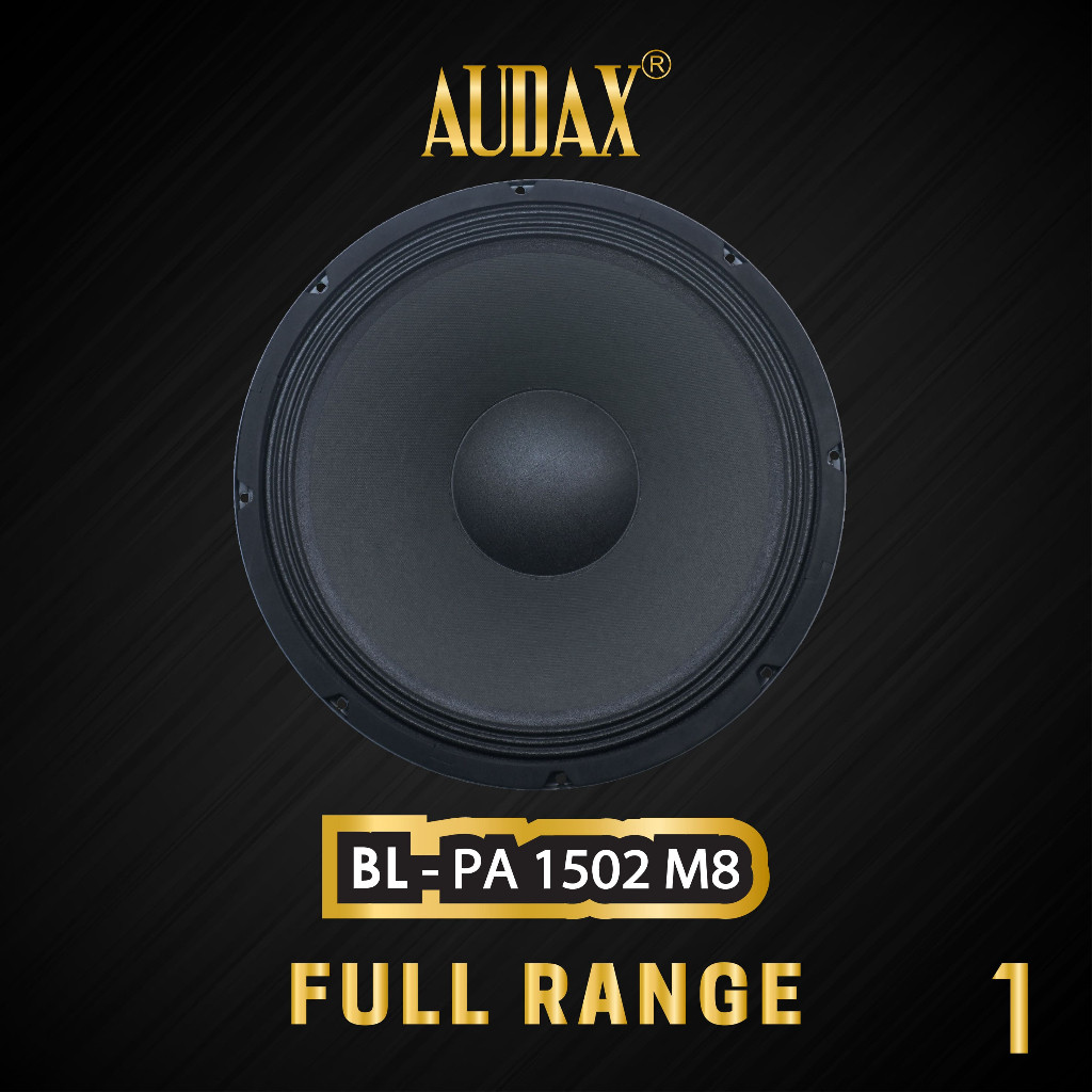 MIAW AUDIO - Speaker Pasif 15" 15 INCH Bell BL-PA 1502 M8 Mid & Bass Transducers