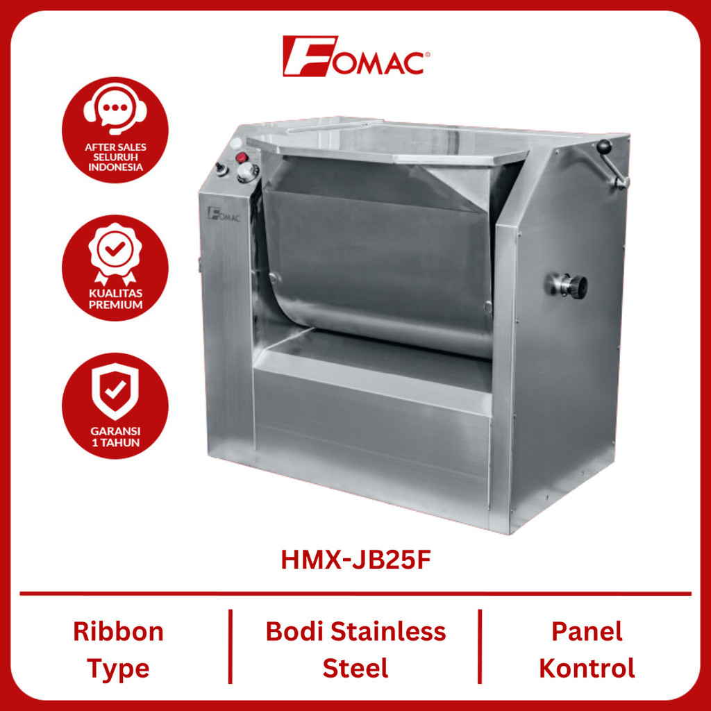 Mixer Horizontal Multifungsi HMX-JB25/HMX-JB25F FOMAC