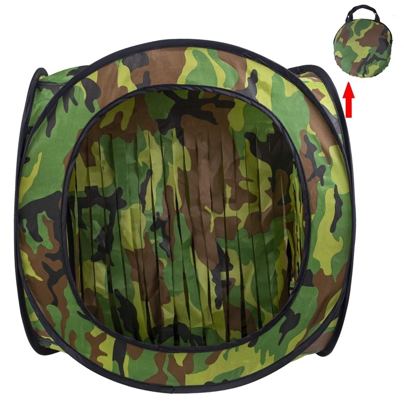Tactical Foldable Airsoft Target Tent Trap Slingshot BB Trap Net Auto Pop-up Shooting Target Tent BB