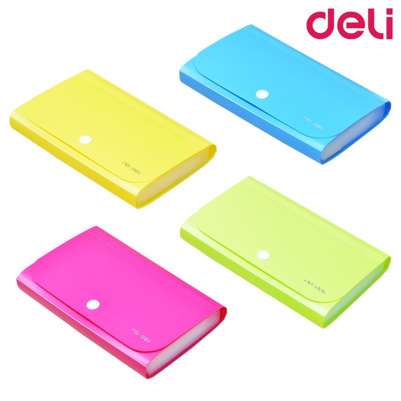 

EXPANDING FILE B6 MINI DELI 5561 MAP UANG SEKAT DOMPET MINI KANCING
