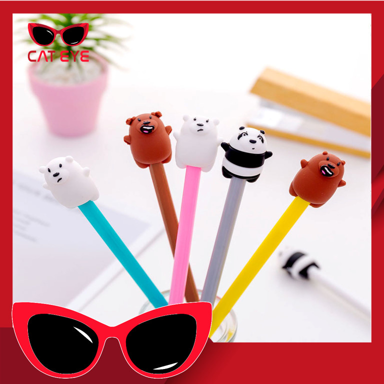 

PROMO - S5611 Pena Pulpen Gel Karakter Bare Bear / Alat Tulis Sekolah Kantor ATK / Pena Motif Karakter Beruang Lucu / Stationary