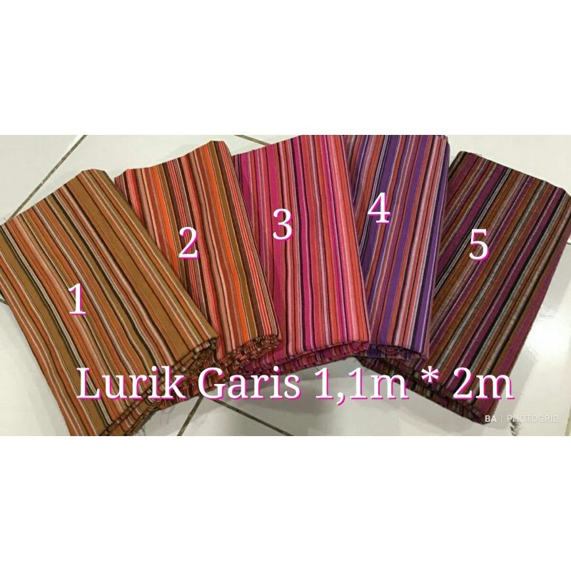 LURIK Kain Tenun Lurik Garis 2m