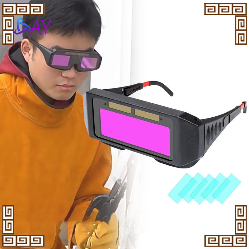 Kacamata Las Terbaik Auto Darkness Kacamata Lensa Kaca Las Kacamata Welding Kacamata Las Otomatis