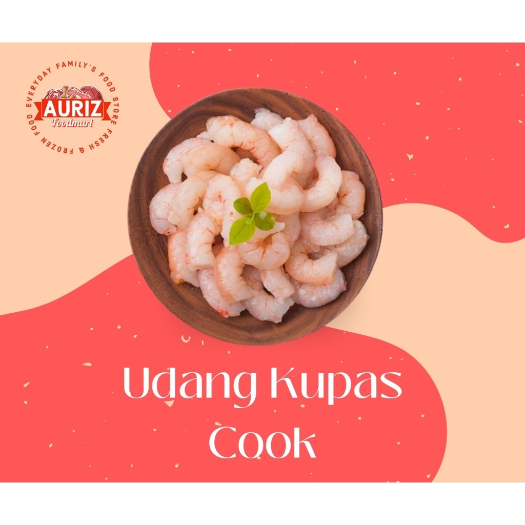 

Udang Kupas Cook 500 g & 1 kg Frozen Premium