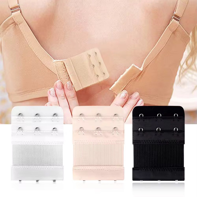 Bra Extension Buckle Small Three Rows Three Buttons Back Buckles Stainless Steel Hook Bra Underwear 