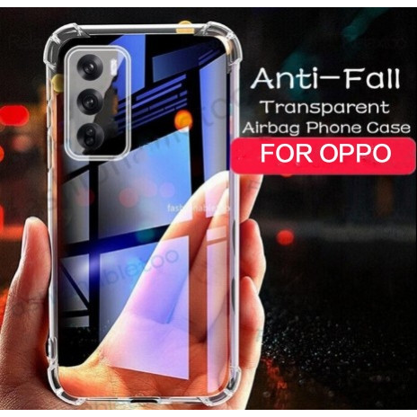 OPPO A55 A54 A53 A33 CASING BENING ANTI CRACK SILICONE TRANSPARAN